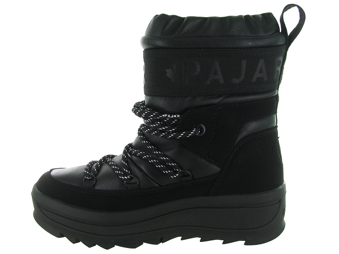 apres ski bottes fourrees - Bottine chaude - femme - Nylon - Noir - Pajar8130802_4