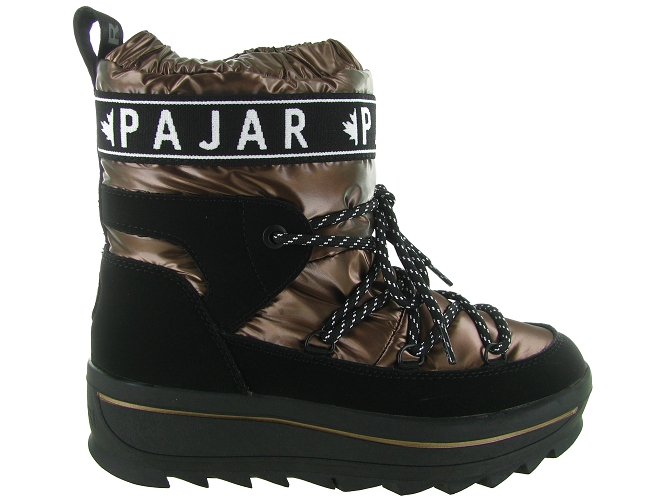 apres ski bottes fourrees - Bottine chaude - femme - Nylon - Bronze - Pajar8132701_2