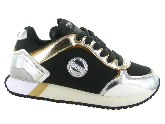 baskets et sneakers - Tendance - femme - Synthétique - Argent - Colmar