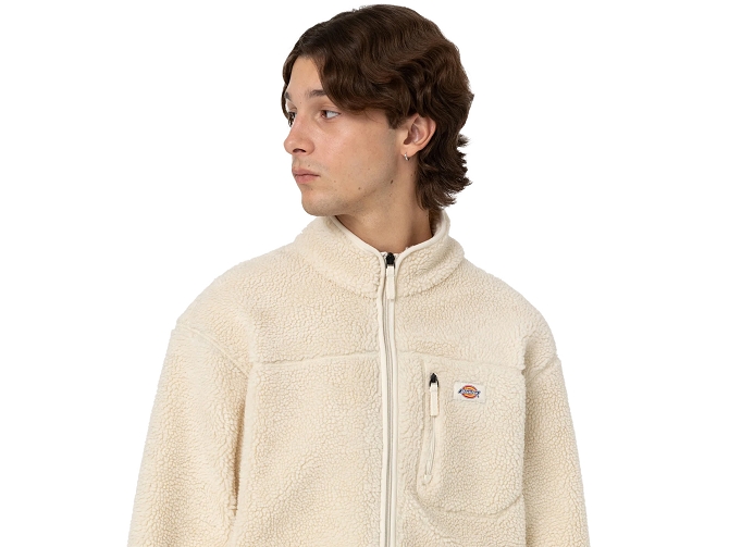 veste - POLAIRE - vetement homme - Synthétique - Blanc - Dickies8135101_5