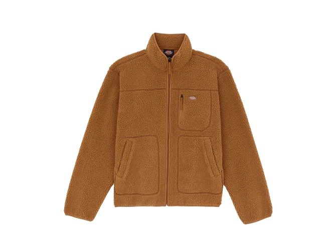 veste - POLAIRE - vetement homme - Synthétique - Marron - Dickies