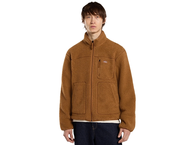 veste - POLAIRE - vetement homme - Synthétique - Marron - Dickies8135102_2