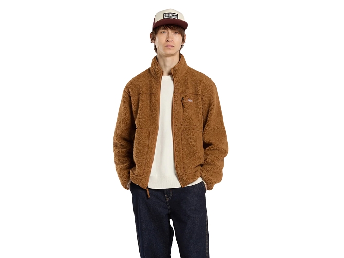 veste - POLAIRE - vetement homme - Synthétique - Marron - Dickies8135102_4