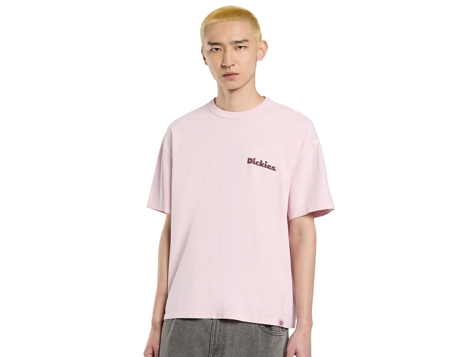 ts - MC - vetement homme - Coton - Rose - Dickies8136401_3