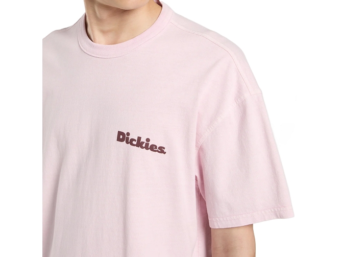 ts - MC - vetement homme - Coton - Rose - Dickies8136401_4