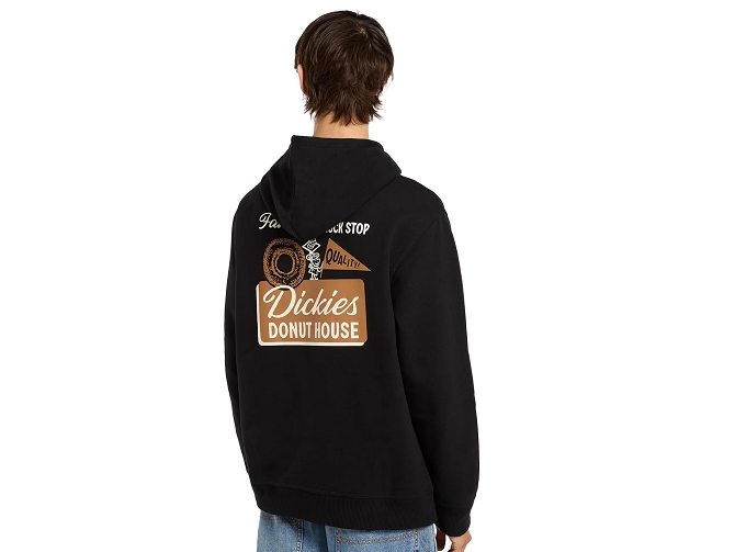 sweat - ML - vetement homme - Coton - Noir - Dickies8136701_3