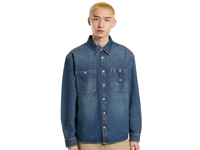 chemise - ML - vetement homme - Jeans - Bleu jean - Dickies8137001_2