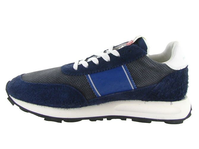 baskets et sneakers - Tendance - homme - Cuir - Bleu Marine - Philippe model8140101_4
