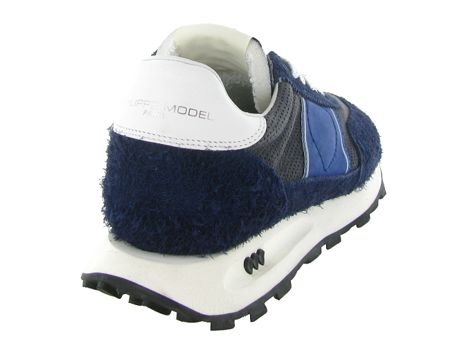 baskets et sneakers - Tendance - homme - Cuir - Bleu Marine - Philippe model8140101_5