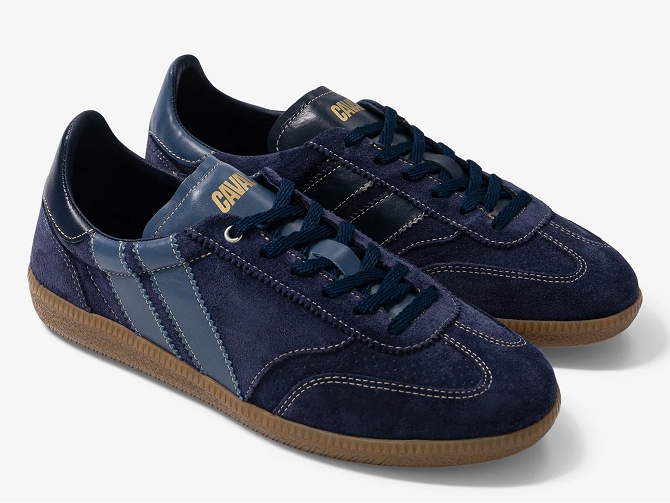 baskets et sneakers - Tendance - femme - Nubuck - Bleu Marine - Caval
