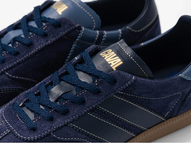 baskets et sneakers - Tendance - femme - Nubuck - Bleu Marine - Caval8140603_3