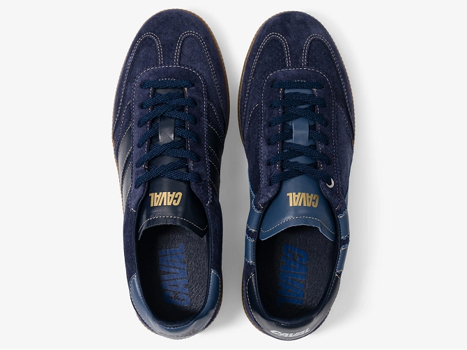 baskets et sneakers - Tendance - femme - Nubuck - Bleu Marine - Caval8140603_4