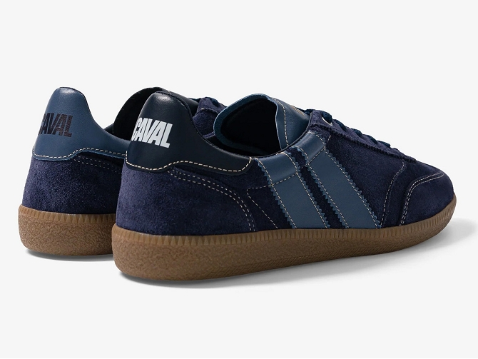 baskets et sneakers - Tendance - femme - Nubuck - Bleu Marine - Caval8140603_5