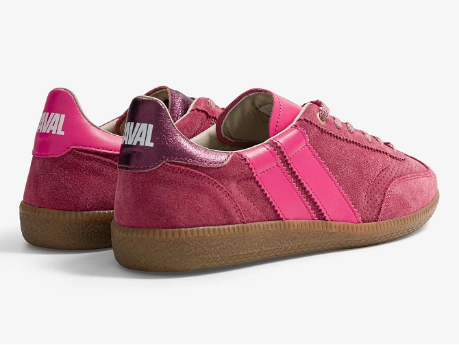 baskets et sneakers - Tendance - femme - Nubuck - Rose - Caval8140605_4