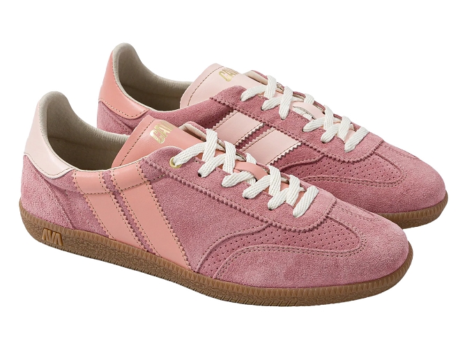 baskets et sneakers - Tendance - femme - Cuir - Rose - Caval