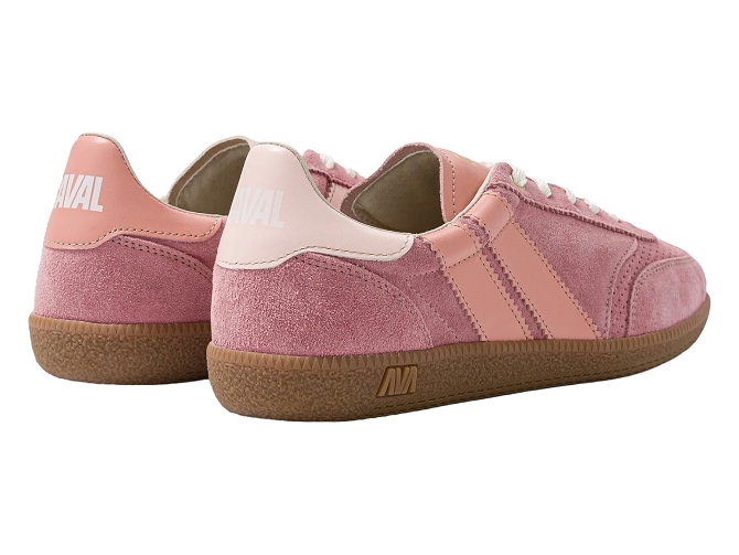 baskets et sneakers - Tendance - femme - Cuir - Rose - Caval8140608_4