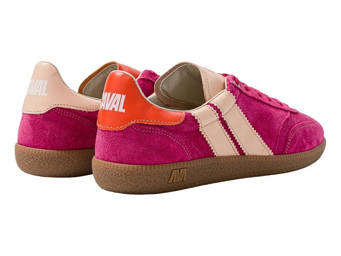 baskets et sneakers - Tendance - femme - Cuir - Rose - Caval8140609_4