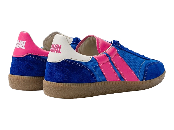 baskets et sneakers - Tendance - femme - Cuir - Bleu - Caval8140610_4