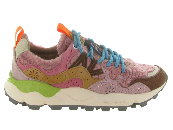 baskets et sneakers - Tendance - femme - Fourrure - Rose - Flower mountain8140801_2