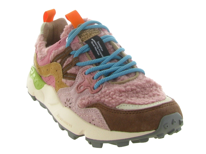 baskets et sneakers - Tendance - femme - Fourrure - Rose - Flower mountain8140801_3