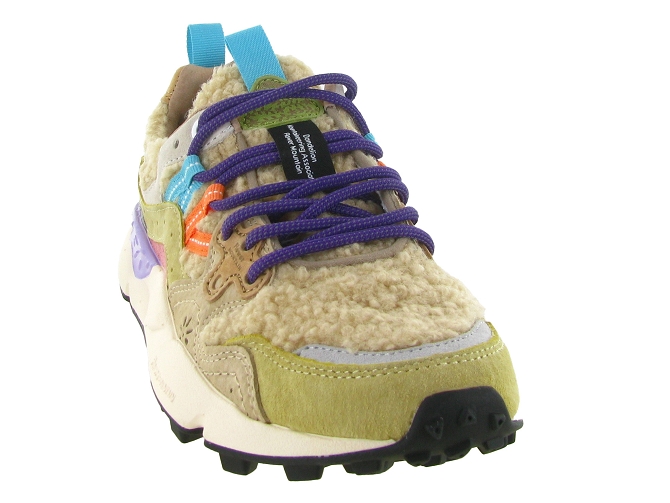 baskets et sneakers - Tendance - femme - Fourrure - Beige - Flower mountain8140802_3