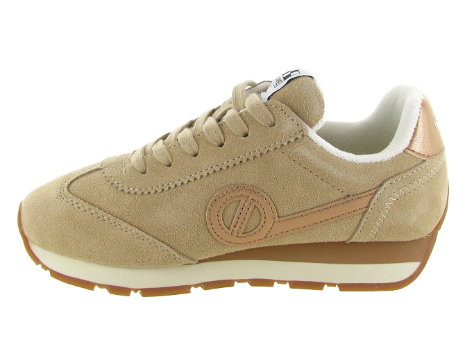 baskets et sneakers - Tendance - femme - Nubuck - Taupe - No name8142101_4