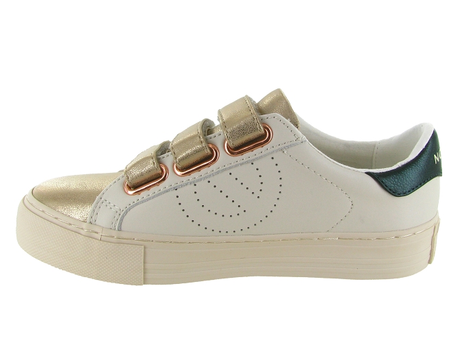 baskets et sneakers - Tendance - femme - Nubuck - Blanc - No name8142302_4