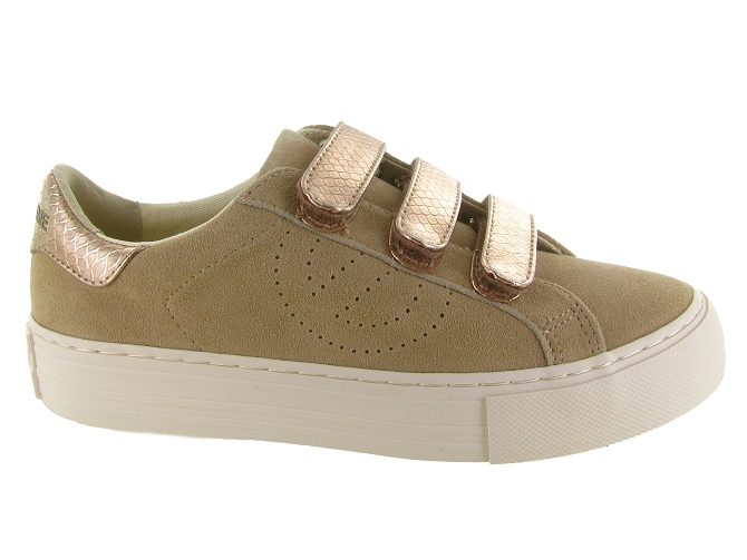 baskets et sneakers - Tendance - femme - Nubuck - Taupe - No name