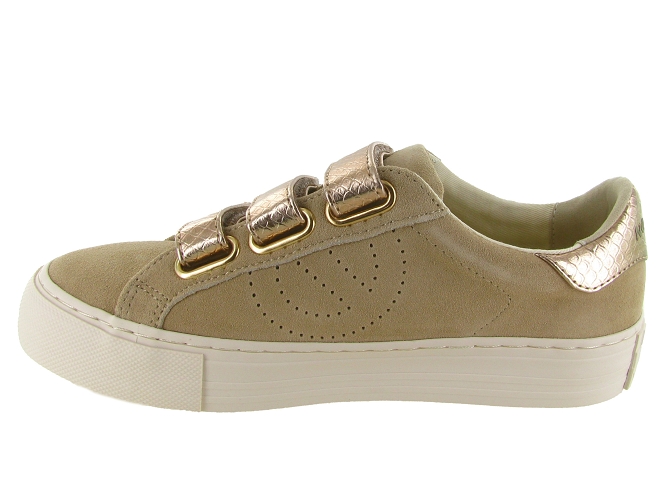 baskets et sneakers - Tendance - femme - Nubuck - Taupe - No name8142303_4