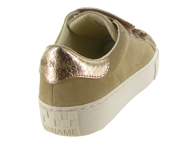 baskets et sneakers - Tendance - femme - Nubuck - Taupe - No name8142303_5