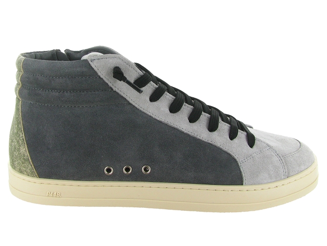 baskets et sneakers - Tendance - homme - Nubuck - Gris - P4488144201_2