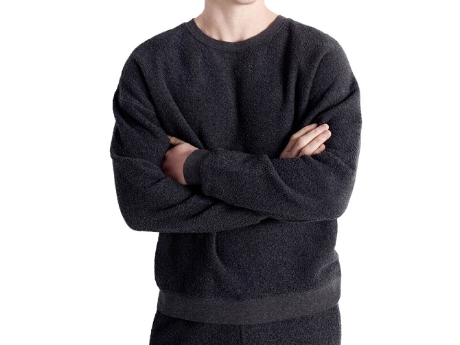 sweat - ML - vetement homme - Cuir - Anthracite - American vintage8145002_2