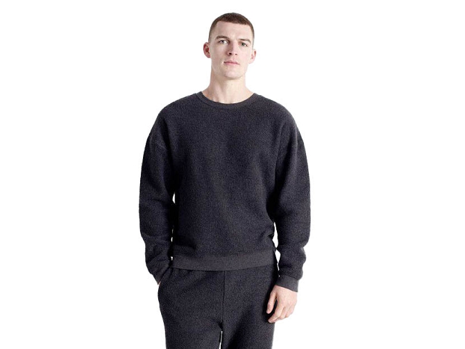 sweat - ML - vetement homme - Cuir - Anthracite - American vintage8145002_3