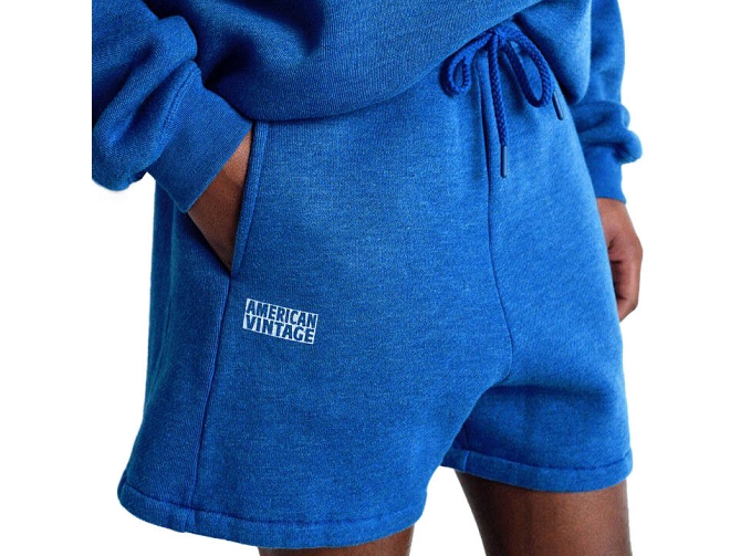 pantalon - SHORT - vetement homme - Cuir - Bleu Marine - American vintage8145301_3