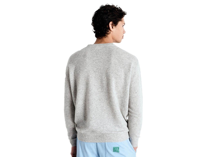 pull - ML - vetement homme - Cuir - Gris - American vintage8145401_5