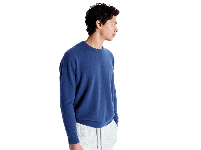 pull - ML - vetement homme - Cuir - Bleu - American vintage8145402_4