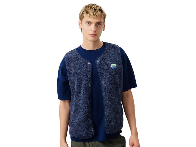 veste - SANS MANCHE - vetement homme - Cuir - Bleu - American vintage8145701_2