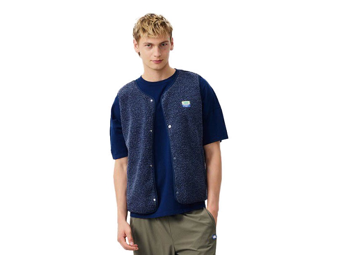 veste - SANS MANCHE - vetement homme - Cuir - Bleu - American vintage8145701_3