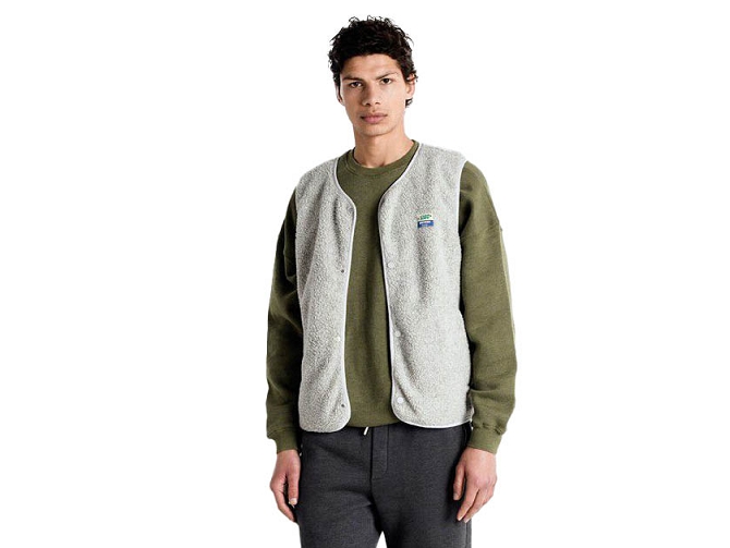 veste - SANS MANCHE - vetement homme - Cuir - Gris - American vintage8145702_3