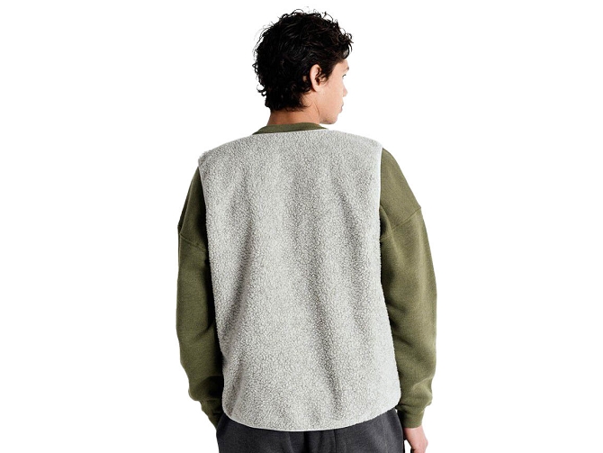 veste - SANS MANCHE - vetement homme - Cuir - Gris - American vintage8145702_5