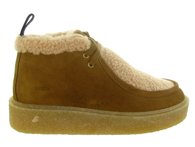 apres ski bottes fourrees - Bottine chaude - femme - Nubuck - Marron - Black stone8146301_2