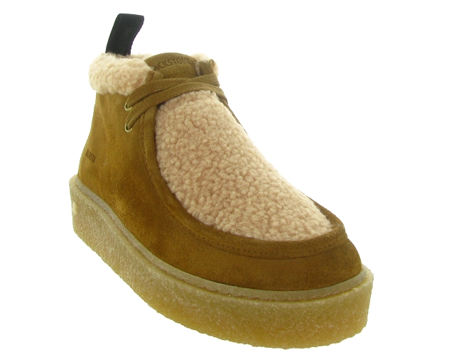 apres ski bottes fourrees - Bottine chaude - femme - Nubuck - Marron - Black stone8146301_3