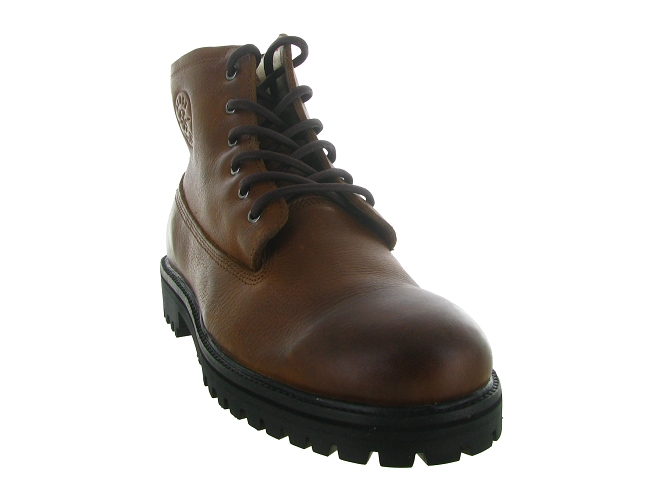 apres ski bottes fourrees - Bottine chaude - homme - Cuir - Marron - Black stone8147102_3