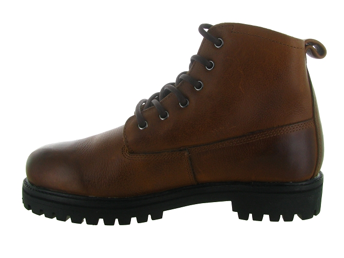 apres ski bottes fourrees - Bottine chaude - homme - Cuir - Marron - Black stone8147102_4