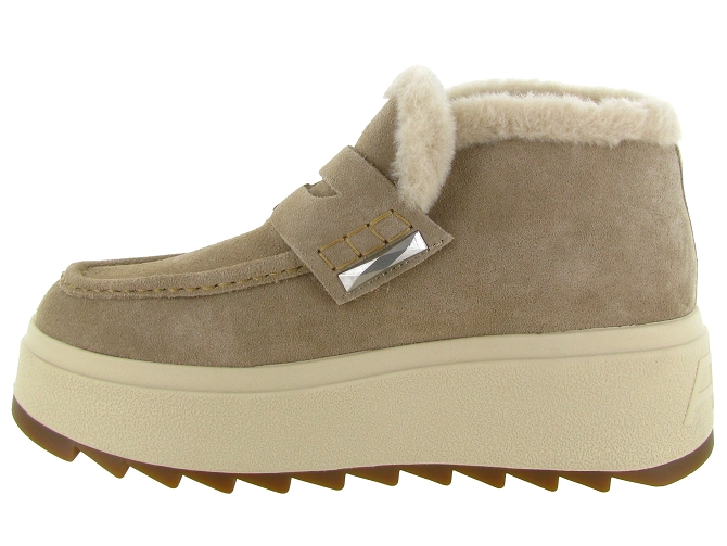 apres ski bottes fourrees - Botte fourrée - femme - Nubuck - Beige - Ash italia8147701_4