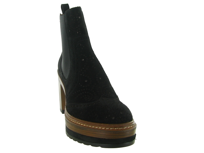 bottines et boots - Classique & Chic - femme - Nubuck - Noir - Pons quintana8149001_3