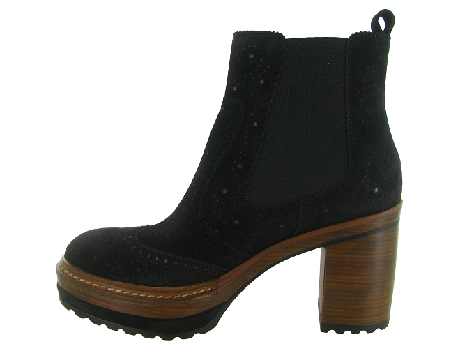 bottines et boots - Classique & Chic - femme - Nubuck - Noir - Pons quintana8149001_4