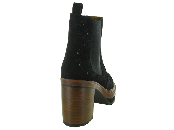 bottines et boots - Classique & Chic - femme - Nubuck - Noir - Pons quintana8149001_5