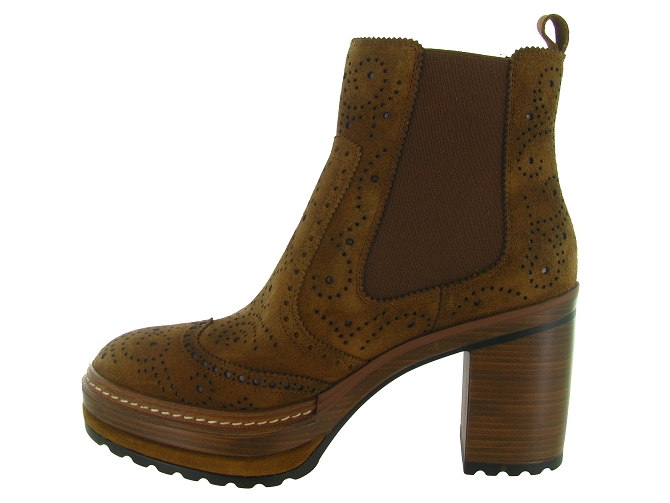 bottines et boots - Classique & Chic - femme - Nubuck - Camel - Pons quintana8149002_4