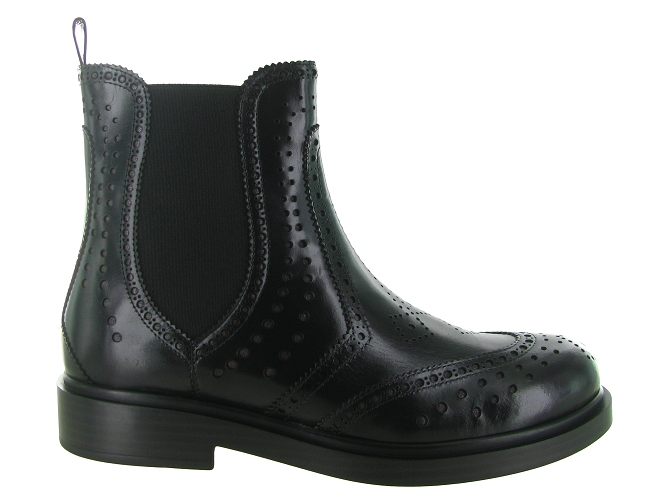 bottines et boots - Chelsea - femme - Cuir - Noir - Pons quintana8149201_2